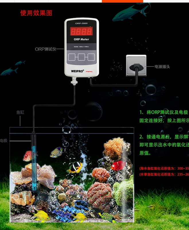 Marine Aquarium Orp - Miernik ORP do akwarium WEIPRO ORP
