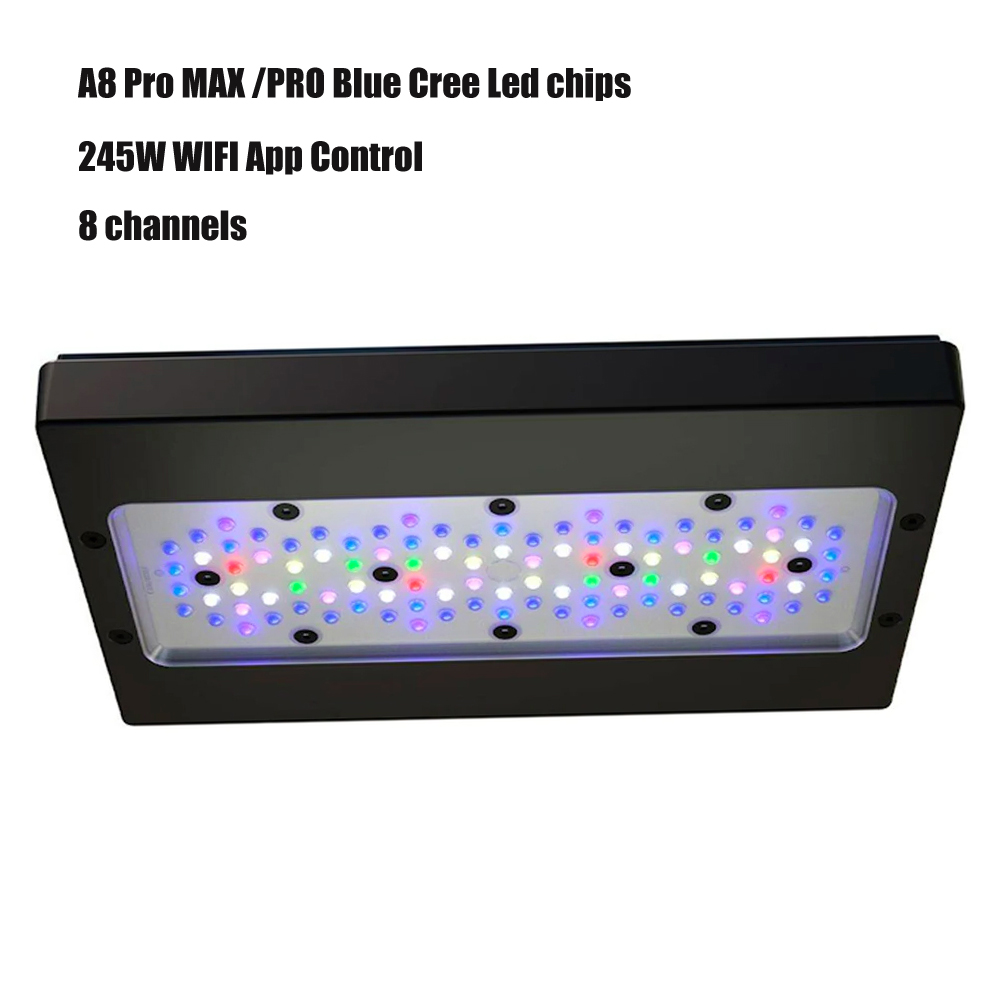 Aquarium Blue Marine Reef - Aplikacja WiFi 240W A8 PRO Blue