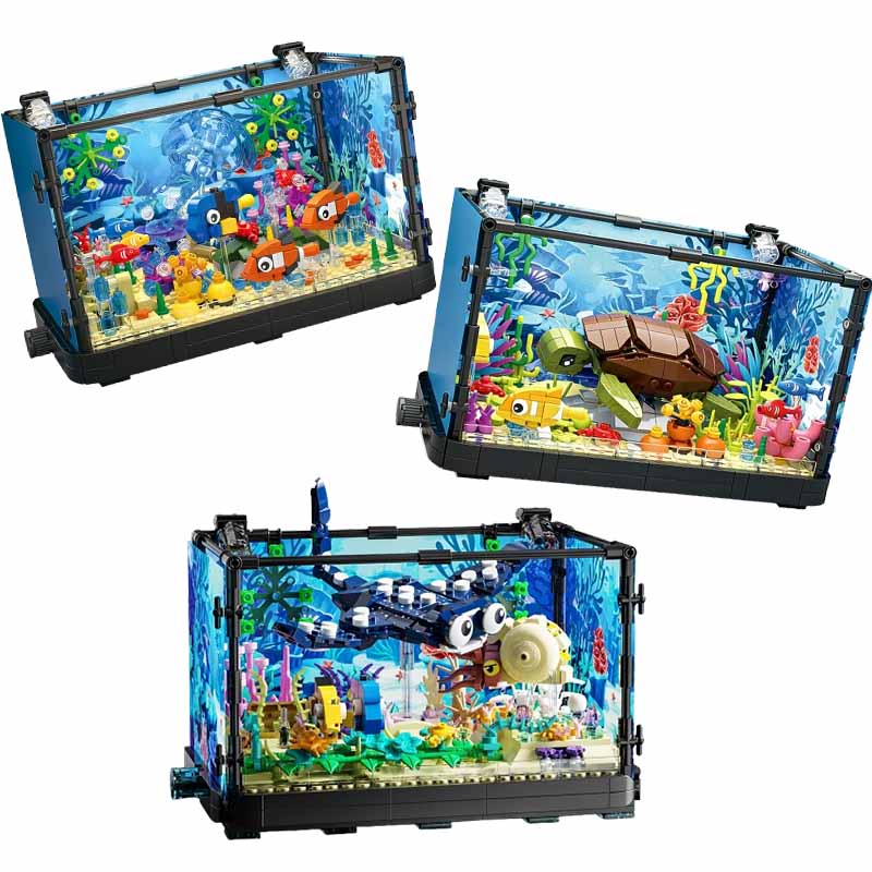 Marine Aquarium Cube - Zestaw klocków do budowy akwarium ze
