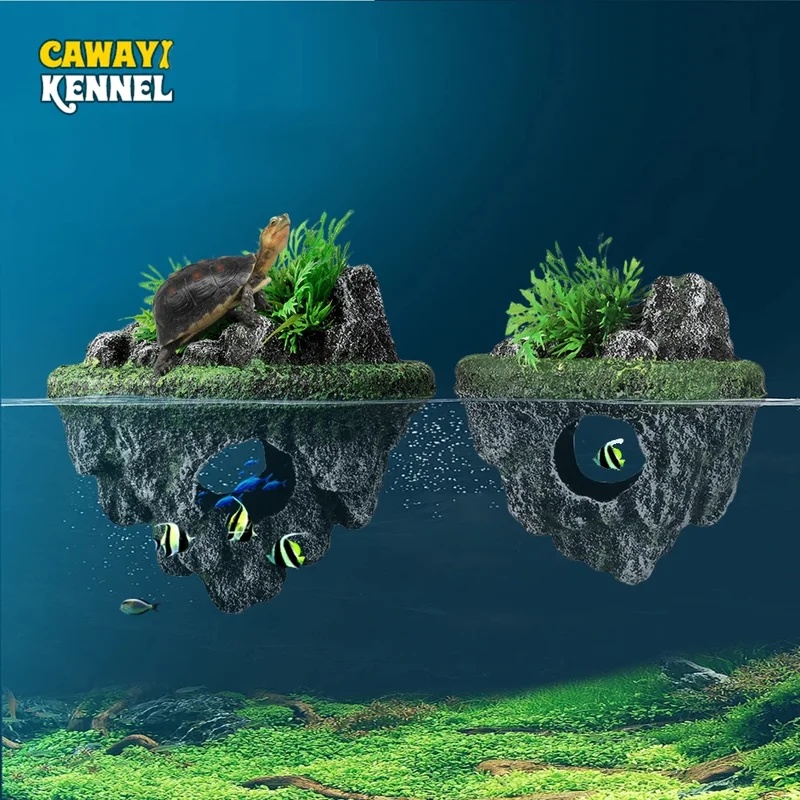 Aquarium Marine Rock - 1 szt. Wiszący, pływający kamień do