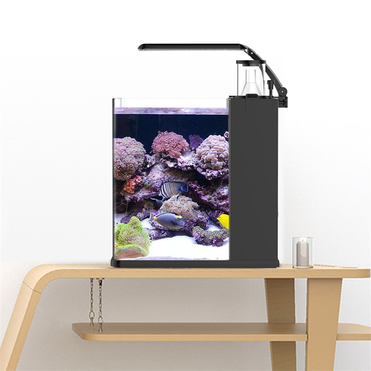 Marine Aquarium Cube - Skynuo Ultra Clear Glass Mini Akwarium