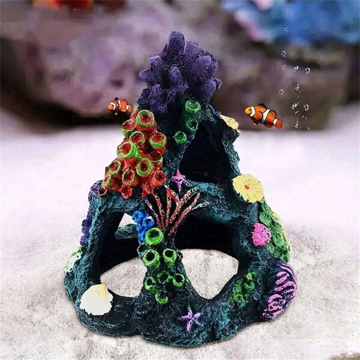 Aquarium Marine Rock - 1 szt. Ozdoba do akwarium w