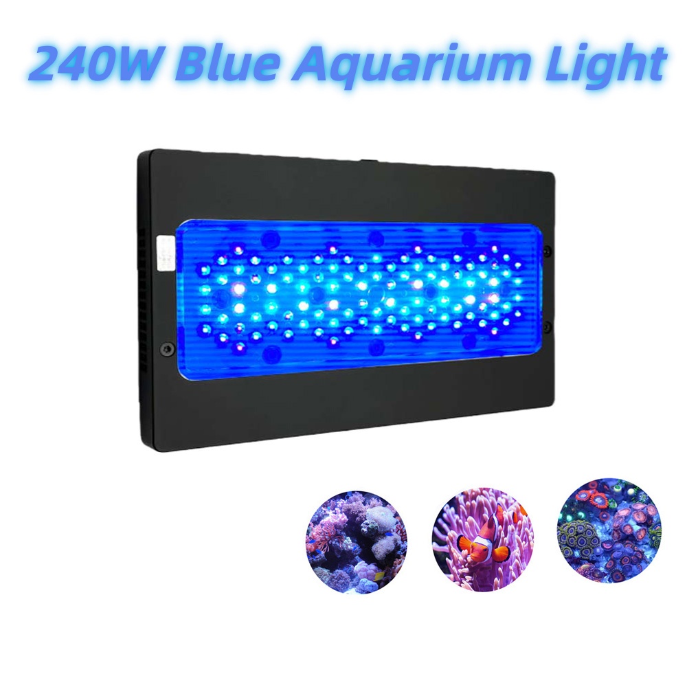 240W Pełnospektralna Programow – Aquarium Blue Marine Reef recenzja i cena