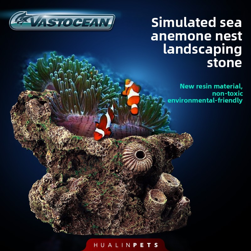 Sztuczna jaskinia z anemonami  – Aquarium Marine Rock recenzja i cena